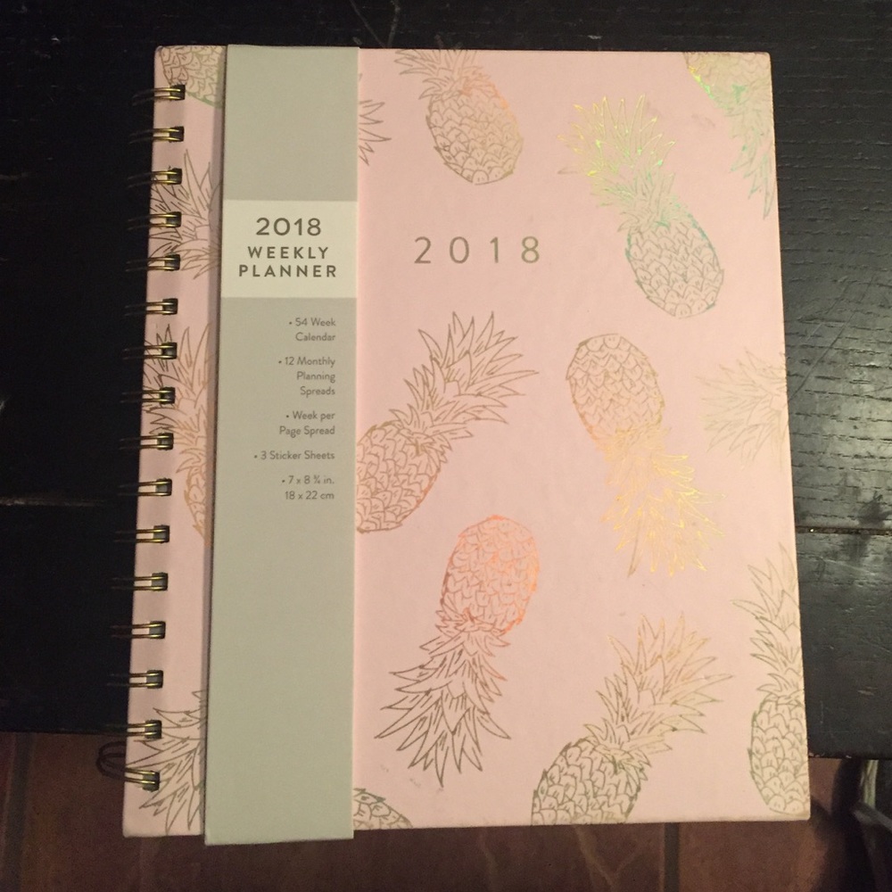 2018 Weekly Planner